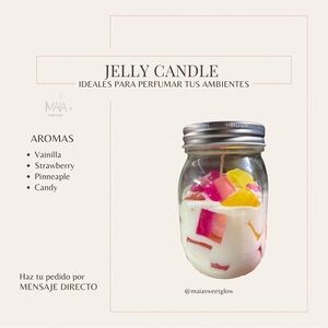 Jelly Candle - Colorful Home Accent